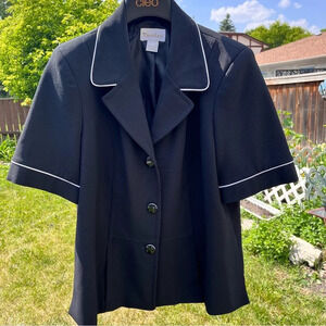 Tan Jay Short Sleeve  Blazer